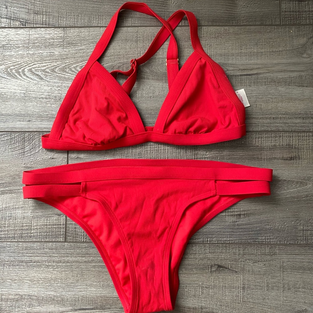 Target red bikini